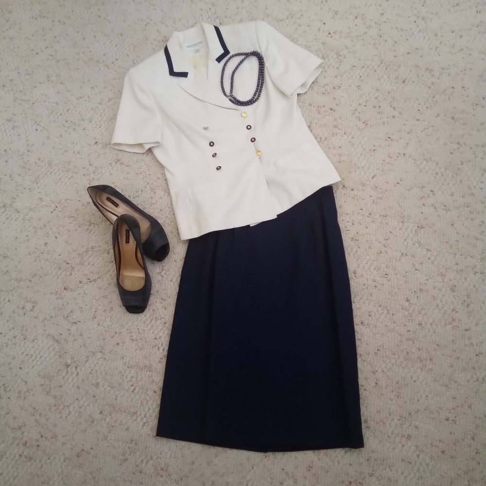 Preston & York Petites summer suit.